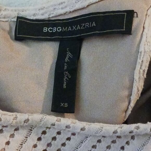 BCBGMaxazria Dress Soft Pink Cassandra Mini Fit and Flare Sleeveless Size XS - Picture 5 of 6